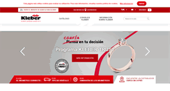 Desktop Screenshot of kleber.es